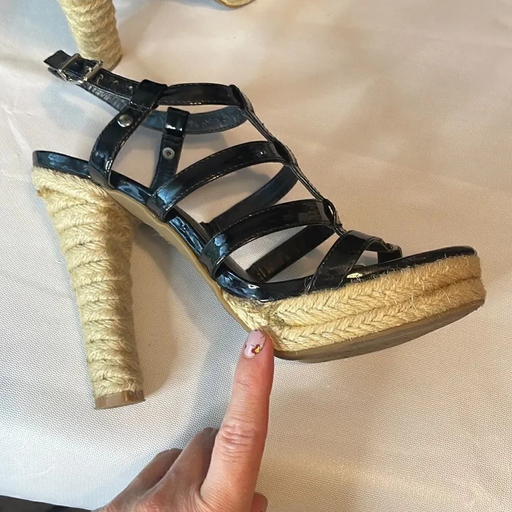 BCBGeneration caged platform sandals